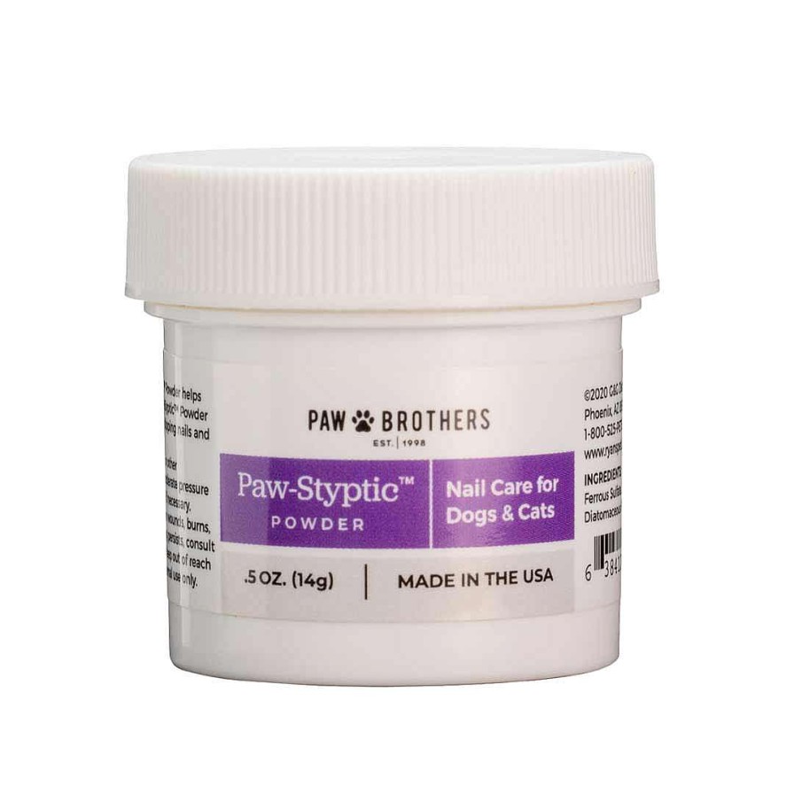 Grooming Tools Ryan's Pet Supply  | Paw Brothers Paw Styptic Powder To Stop Bleeding - 0.5 Oz
